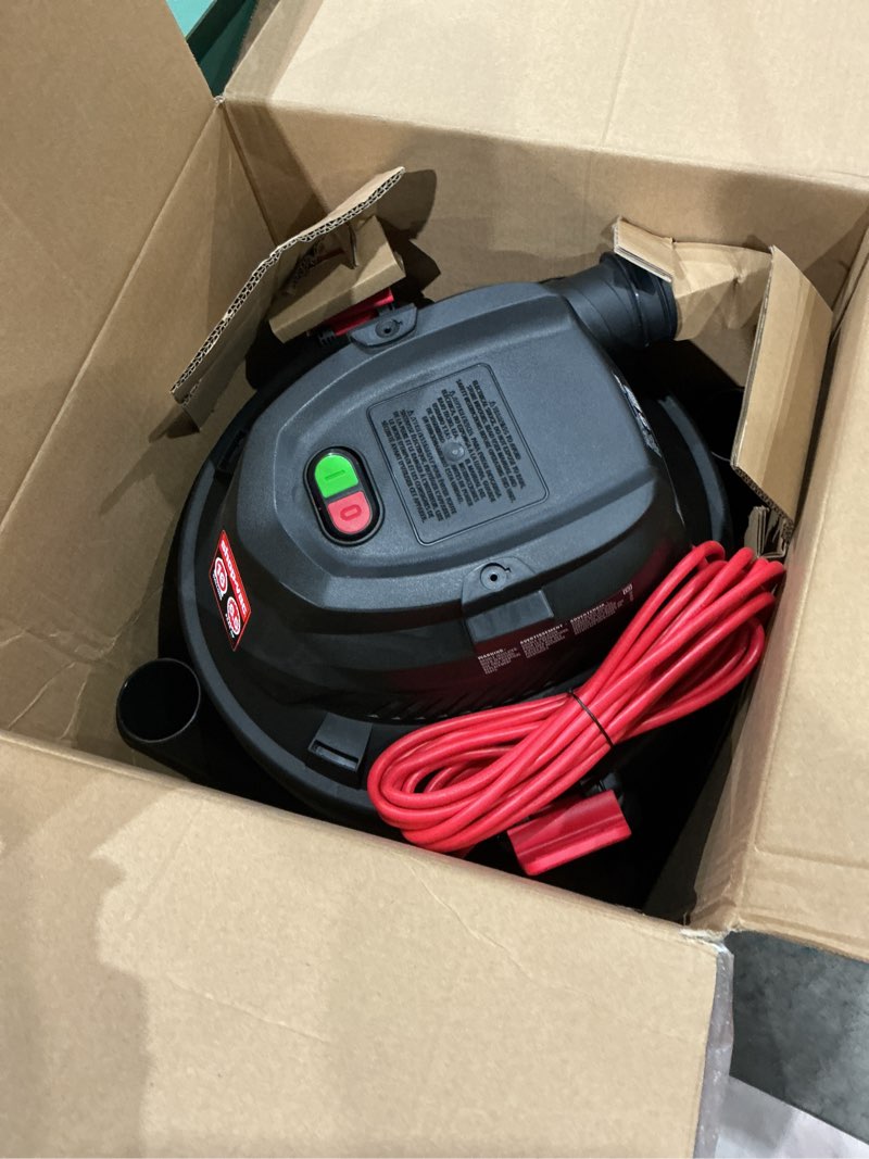 shop-vac 16-gallon 6.5 hp corded wet/dry shop vacuum with accessories included