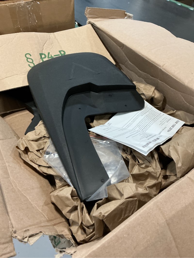 Condition photo showing Good Condition for new weathertech rear molded splash guard mud flaps 120109 ram 2500 3500 2019