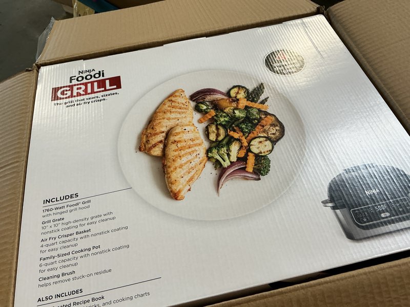 Ninja® Foodi® Smart XL 6-in-1 Indoor Grill & Air Fryer with Built in Thermometer