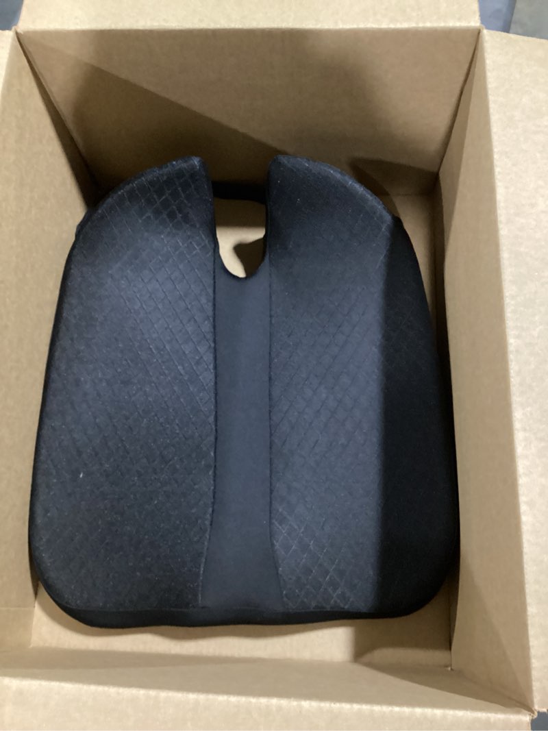 Condition photo showing Good Condition for heightening car seat cushion for broader view, seat cushion for car reduces lower back pressure& support spine, truck seat cushion for long trip