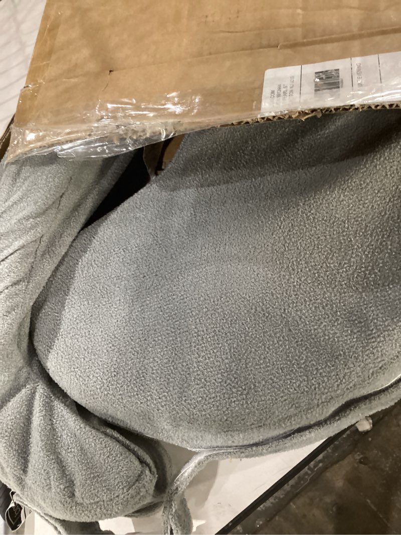 Condition photo showing Good Condition for My Brest Friend Nursing Pillow - Deluxe - Enhanced Comfort w/ Slipcover - Ergonomic Breastfeeding Pillow For Ultimate Support For Mom & Baby - Adjustable Pillow W/ Handy Side Pocket, Evening Grey