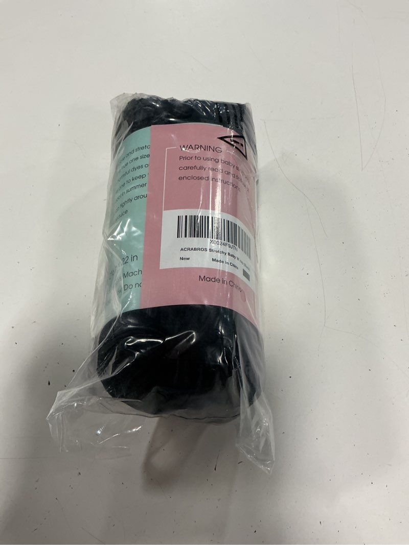 Condition photo showing New/Like New for acrabros baby wrap carrier,hands free baby carrier sling,lightweight,breathable,softness,perfect for newborn infants and babies shower gift,black