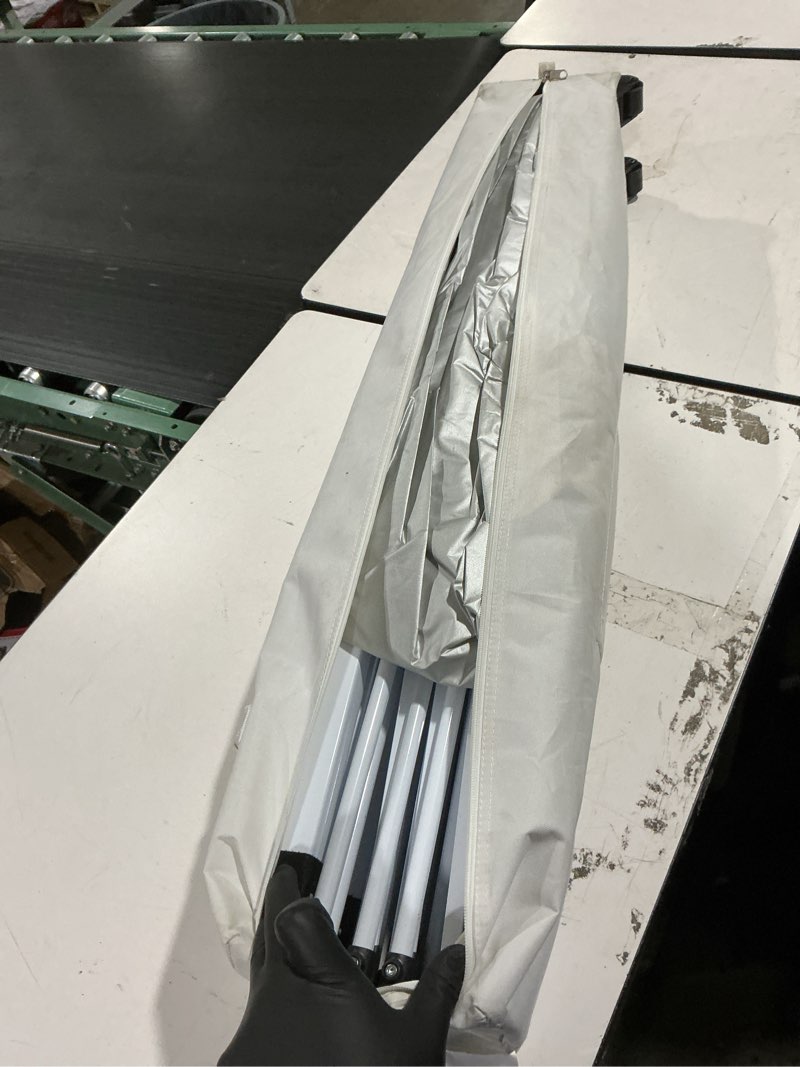 Condition photo showing Good Condition for ozark trail 10' x 10' straight leg instant pop-up canopy with simple push setup for tailgating, camping and events