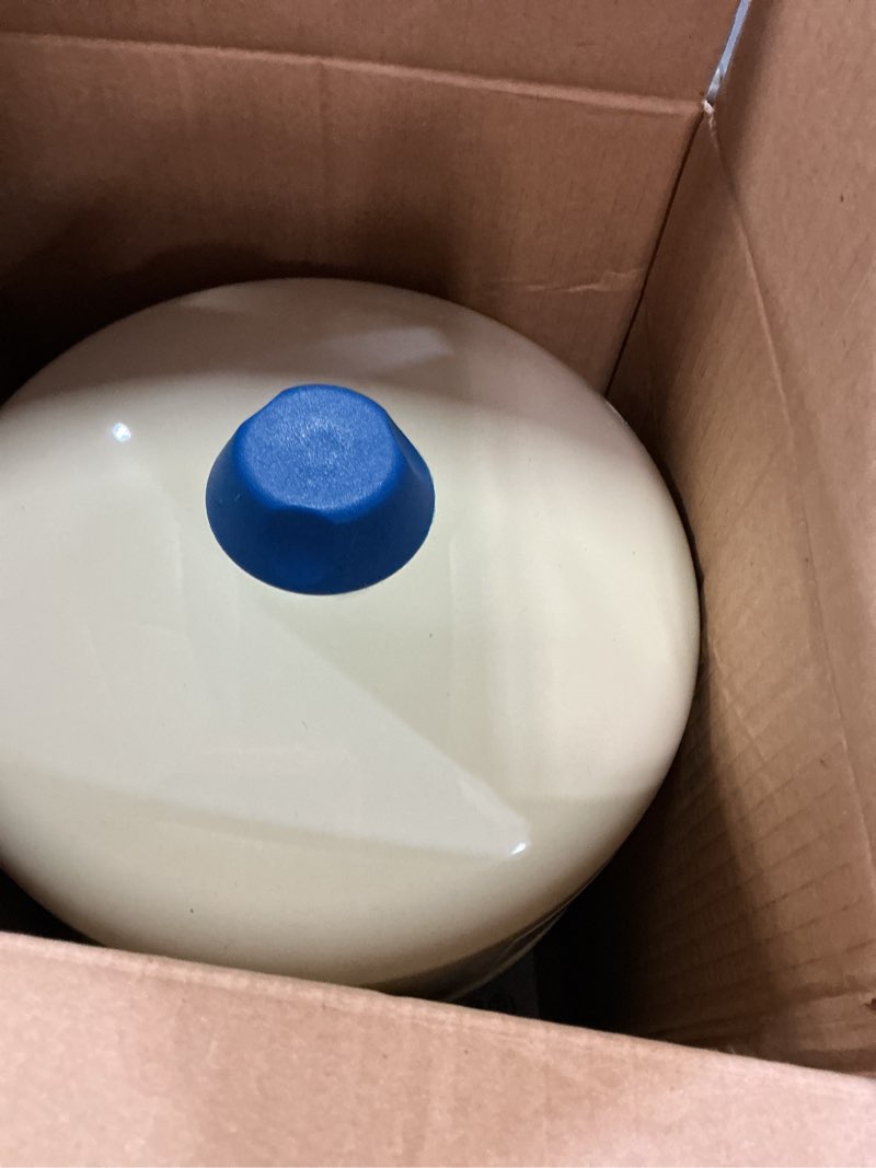 Condition photo showing As Is for eastman 2.1 gal pre-charged expansion water tank