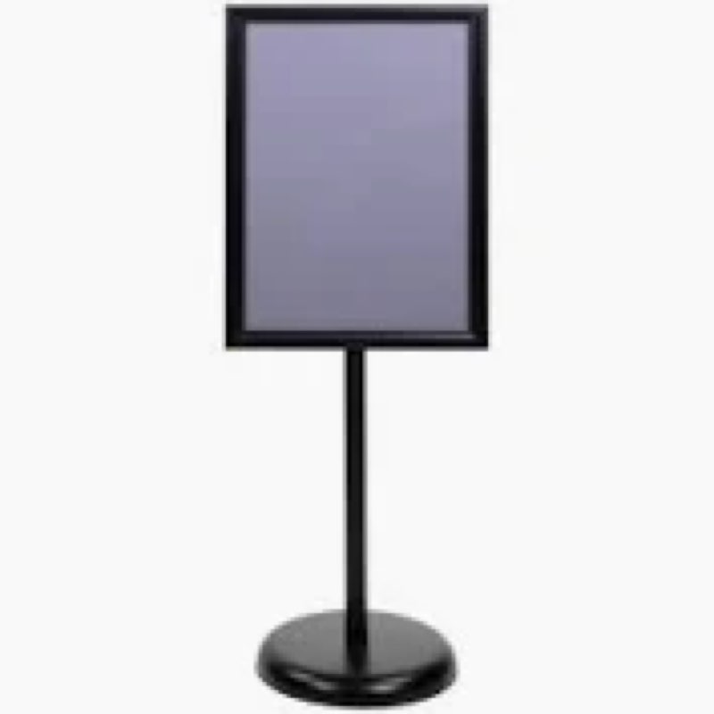 DISPLAYSWORKER Adjustable Poster Sign Stand,Floor-Standing Sign Holder with Heavy Duty Pedestal,for 