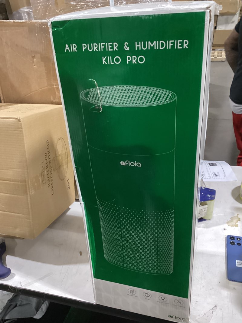 Condition photo showing New/Like New for Afloia Humidifier and Air Purifier in One, Air Purifier and Humidifier Combo for Home, 22dB| 7 Colors Light Air Purifiers 2 in 1, Quiet Air Cleaner Removing 99.99% Smokers Odor and Pollen for Bedroom