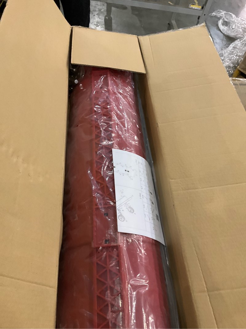 Condition photo showing New/Like New for 38 Inch Snow Shovel for Driveway, Brewin SnowPro Bi-Direction Heavy Duty Snow Pusher with Wheels and Angled Blade for Efficient Snow Removal, Back Saver Snow Plow for Doorway Sidewalk
