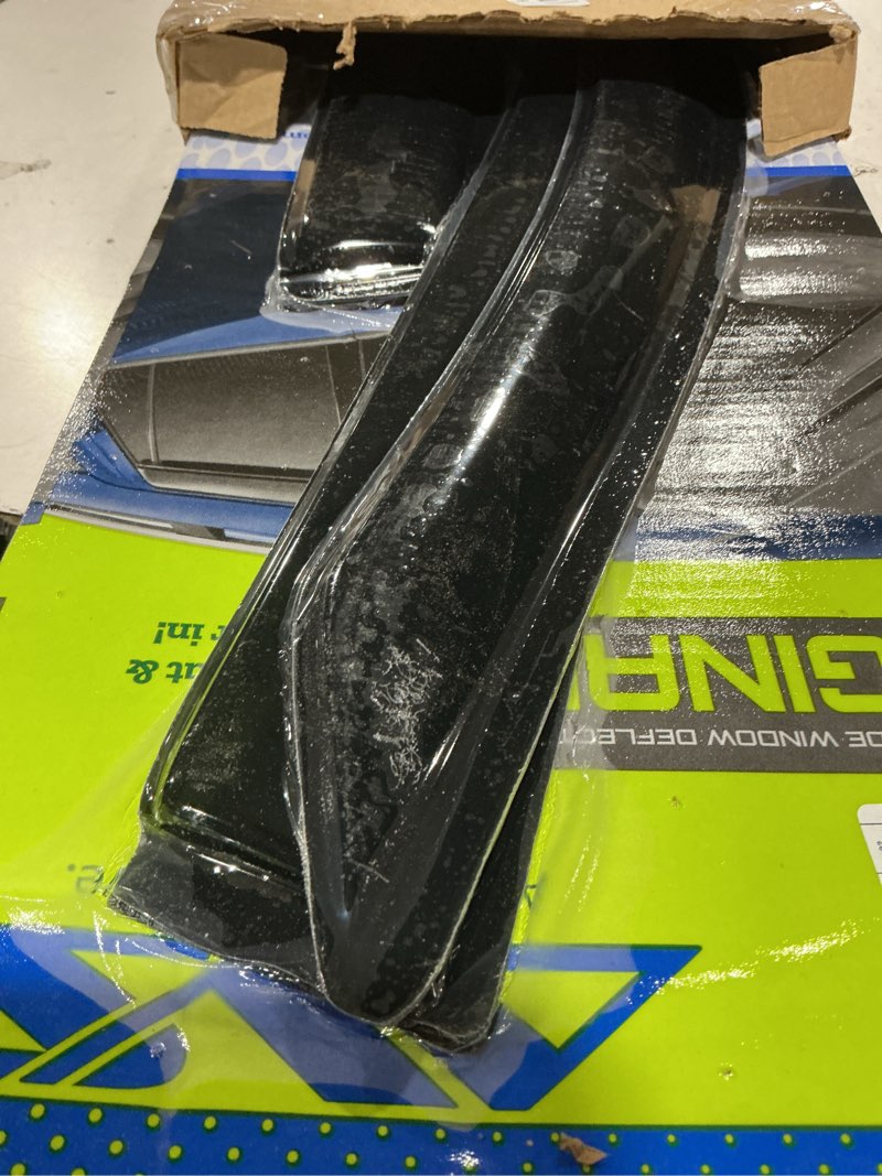 Condition photo showing New/Like New for auto ventshade [avs] outside mount rain guards for 2024-2026 toyota tacoma, double/ext cab only | window vent visors, 4 pcs. - smoke | 94270
