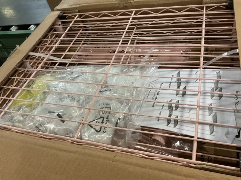 Condition photo showing Good Condition for ulif e13 heavy duty clothes rack?with 4 hanger rods & 8 shelves? freestanding clothing racks for hanging clothes?adjustable closet organizer?metal garment rack 63" w x16 d x77 h?max load 900lbs?black black e13