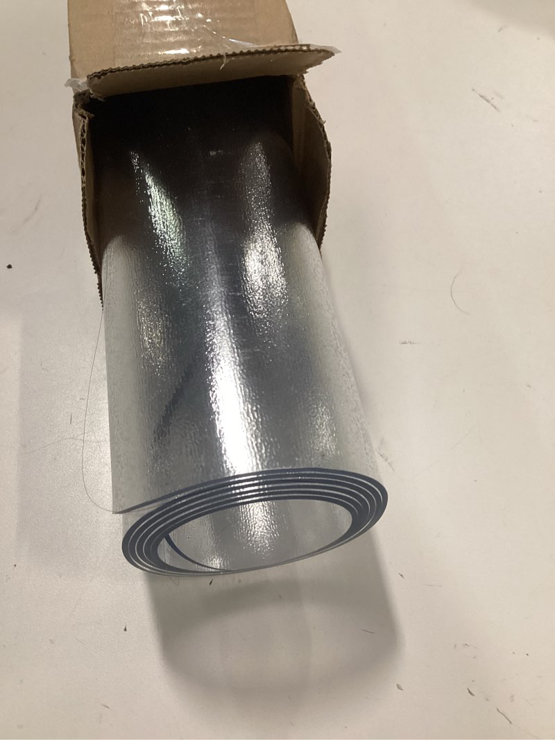 Condition photo showing New/Like New for Kuyal Clear Chair mat for Hard Floors 36 x 48 inches Transparent Floor Mats Wood/Tile Protection Mat for Office & Home (36" X 48" Rectangle) 36" X 48" Rectangle Clear