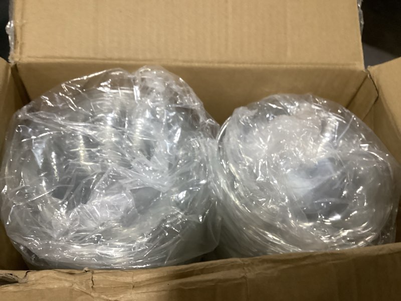 Condition photo showing Good Condition for [24 oz. 50 Sets Clear Plastic Salad Bowls with Airtight Lids Disposable To Go Mixing Containers Serving for Fruit, Quinoa, Lunch and Meal Prep