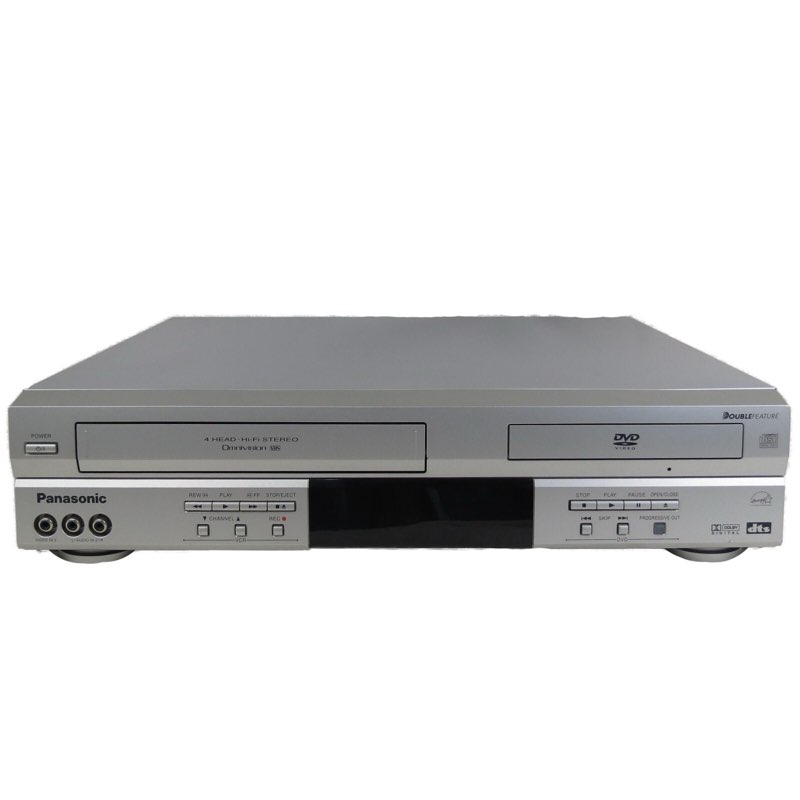 Panasonic PV-D4734S DVD/VCR Double Feature Combo Player, No Remote - Tested