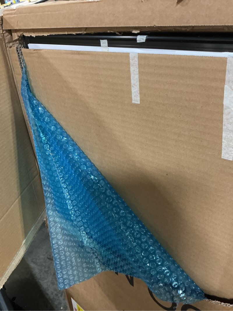 Condition photo showing New/Like New for lorell tempered glass chairmat, 46" width x 36" depth x 0.25" thickness, clear, 1 each rectangular 46" x 36"