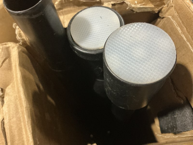 Condition photo showing As Is for BLACK Umbra Anywhere Expandable Curtain Rod and Room Divider, Nickel