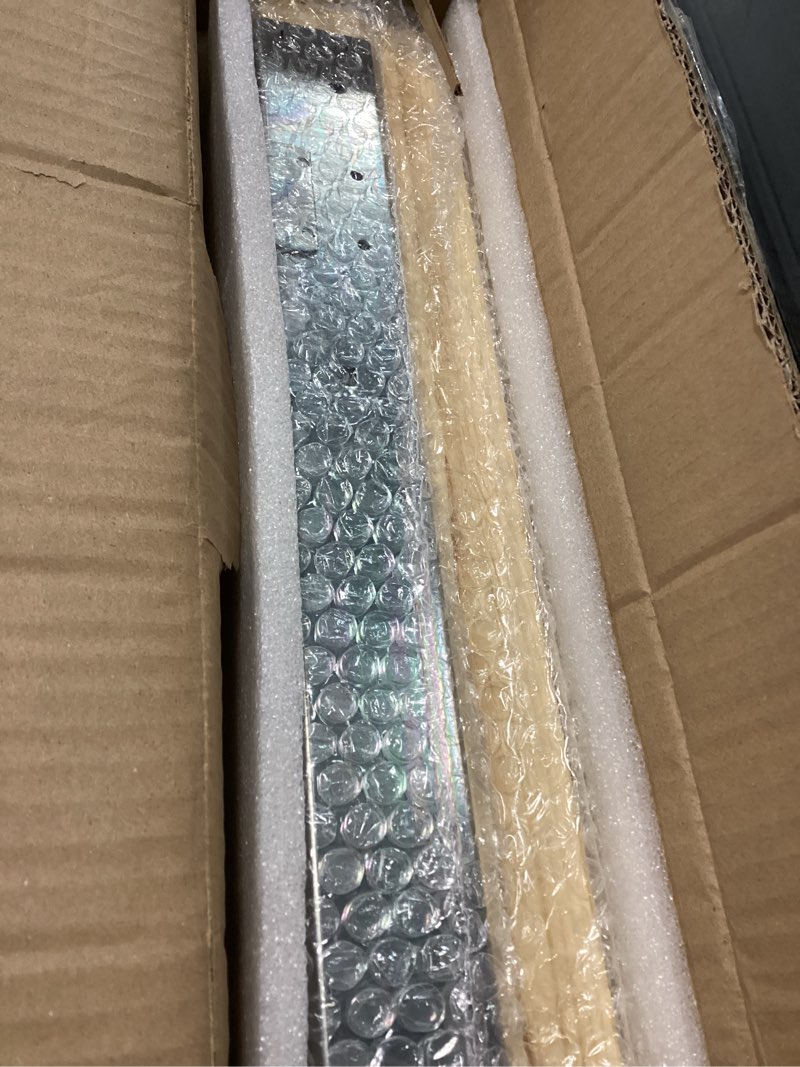 Condition photo showing As Is for PAKETA 4 Pack Expandable Pull Out Cabinet Organizer, 21'' Deep Pull Out Drawers for Cabinets,Upgrade 3 Slide Rails Sliding Drawer for Kitchen Cabinet Organizer with Adhesive Nano Film (White) 21"D X 12-20"W (4 Pack) White