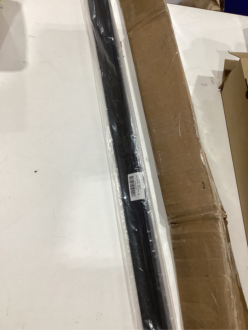 Condition photo showing New/Like New for Door Draft Stopper, Strong Adhesive Door Sweep for Exterior and Interior Doors, 39” Length Cuttable Under Door Seal. (Black, 1 Pack) 1 Pack Black