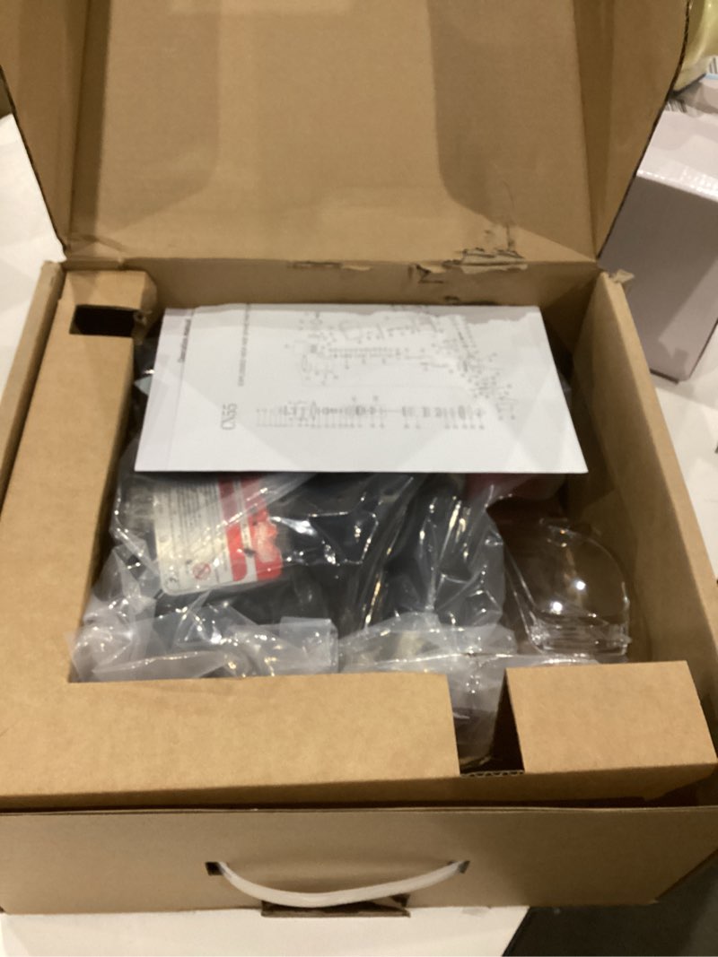 Condition photo showing As Is for Maxparts Coil Nail Gun CN55, 1 Inch To 2-1/4-Inch Pneumatic Nail Gun, Air Coil Nailer with Rapid Shooting Engine for Pallet, Crating, Framing, Fencing