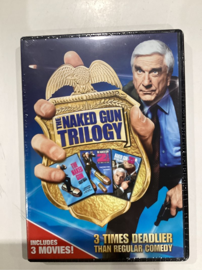 Condition photo showing Good Condition for naked gun trilogy collection (dvd)