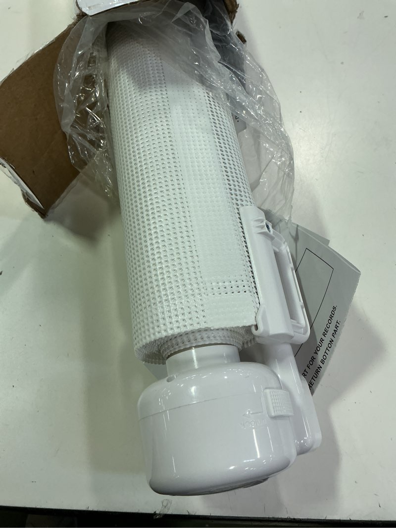 Condition photo showing New/Like New for Reinforced 96" Wide Retractable Baby Gates Extra Wide Dog Gate with Support Rods - Prevent Crawling Under, Retractable Dog Gate Indoor Outdoor Retractable Gate Wide Baby Gates for Large Openings,White White (33" Tall x 96" Wide)