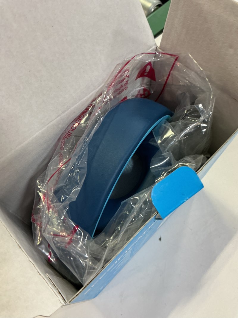 Condition photo showing Good Condition for iClever BTH12 Kids Bluetooth Headphones,Colorful LED Lights Kids Headphones Wireless,74/85dBA Safe Volume,85H Playtime,Fast Charging,Bluetooth 5.2,Over Ear,Built-in Mic for iPad/Tablet/Airplane,Blue B-Blue