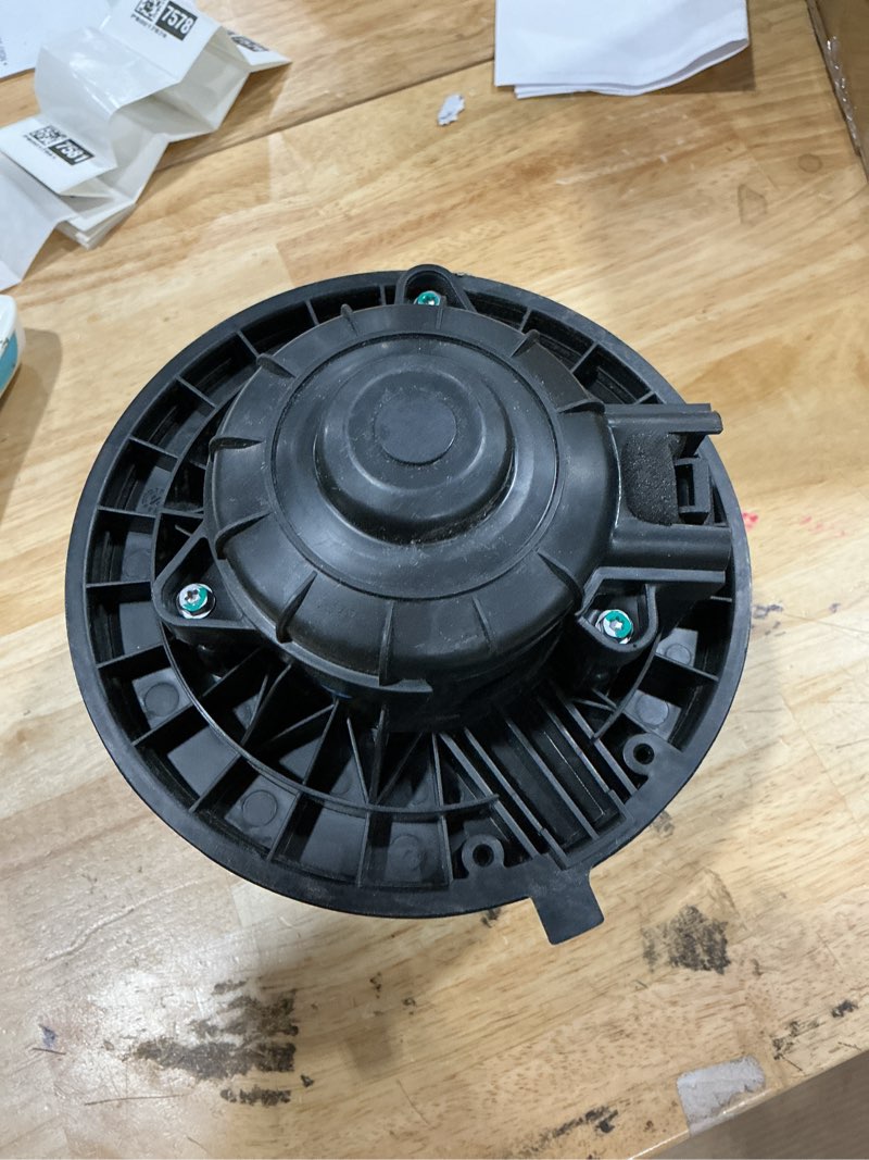 Condition photo showing As Is for heater blower motor fan unknow car/model 