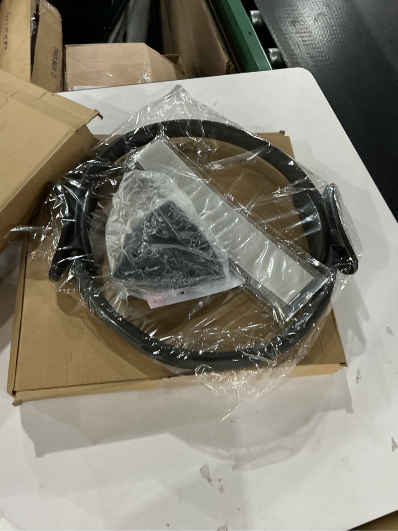 Condition photo showing New/Like New for Abahub Pilates Ring Set, Home Workout Pilates Equipment Pilates?14”Magic Circle, 9”Mini Ball, Highly Elastic Resistance Bands, Hoop for Women Home Fitness, Toning Arms, Thighs/Legs & Core, Black Set