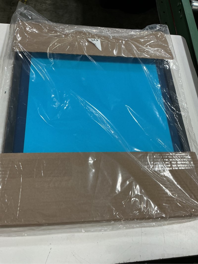 Condition photo showing New/Like New for 17x22 frame with mat - black 19x24 frame wood made to display print or poster measuring 17 x 22 inches with black photo mat black frame with black mat 19x24 matted to 17x22