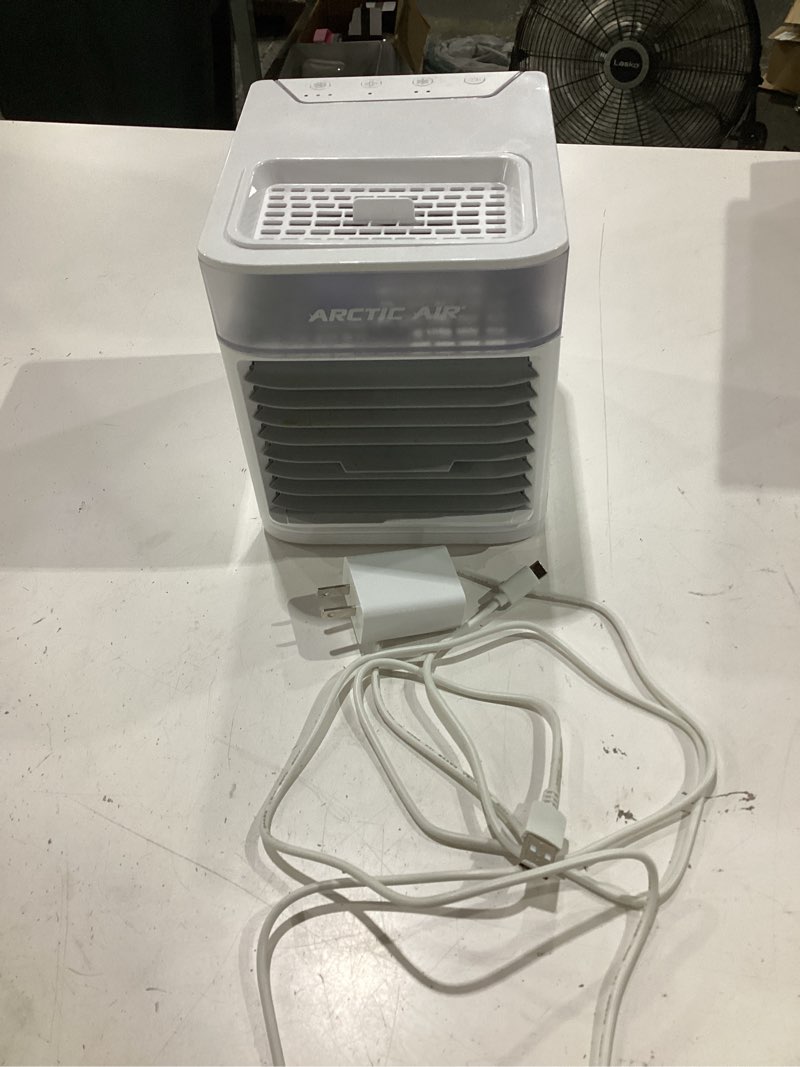 Condition photo showing Good Condition for arctic air pure chill 2.0 evaporative air cooler by ontel - powerful, quiet, lightweight and portable space cooler with hydro-chill technology for bedroom, office, living room & more,blue no size