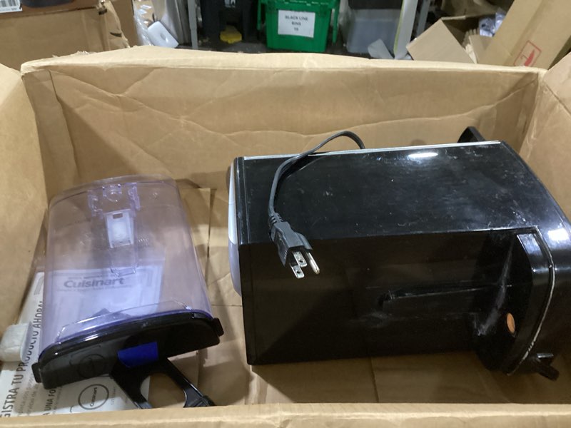 Condition photo showing As Is for cuisinart ss-5p1 single-serve 40-ounce coffeemaker, stainless steel,silver