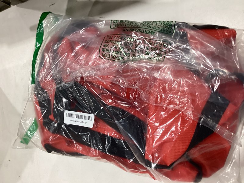 Condition photo showing As Is for CIVJET Insulated Food Delivery Bag with 4 Cup Holders, XXX-Large Insulated Grocery Bags Keep Food Hot/Cold, Cooler Bags with Drink Carrier, Food Carrier Catering Bag, Commercial Food Warmers, Red XXXL?79L? Without Bottom Plate Red
