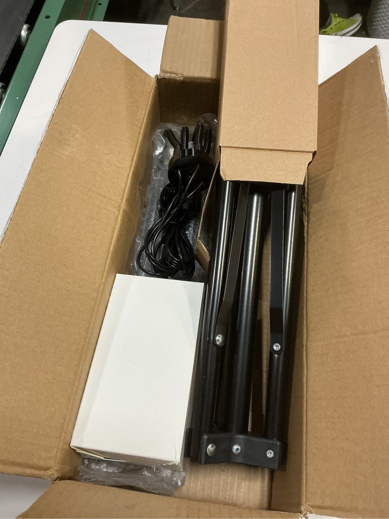 Condition photo showing Good Condition for foxgarden grow lights for indoor plants full spectrum with tripod stand, tall grow lights for indoor growing with flexible gooseneck, four-head plant light with 4/8/12h timer & 4 brightness levels four-light floor lamp