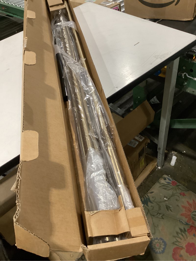 Condition photo showing New/Like New for Ivilon Window Curtain Rod End Cap - 1 inch Pole. 120 to 240 Inch. Warm Gold 120 to 240 in.