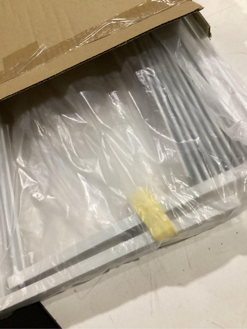 Condition photo showing Good Condition for memrita window ac side panels with frame set,air conditioner accordion filler curtain replacement fo