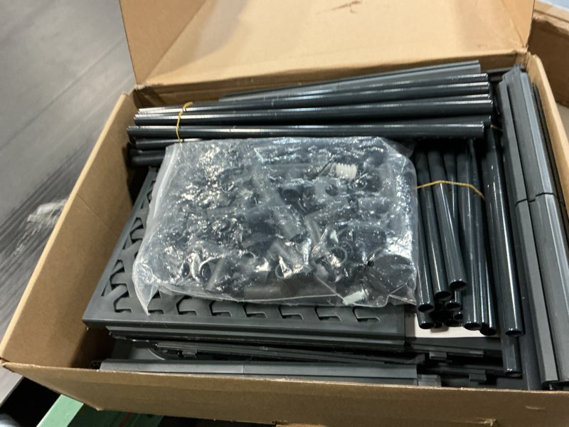 Condition photo showing As Is for Raised Garden Bed with Tomato Cage 67.6” Self Watering Tomato Planter Boxes with Trellis Wheels for Outdoor Climbing Flowers Vegetable Vine Vegetables 12.4"D x 16.4"W x 67.6"H