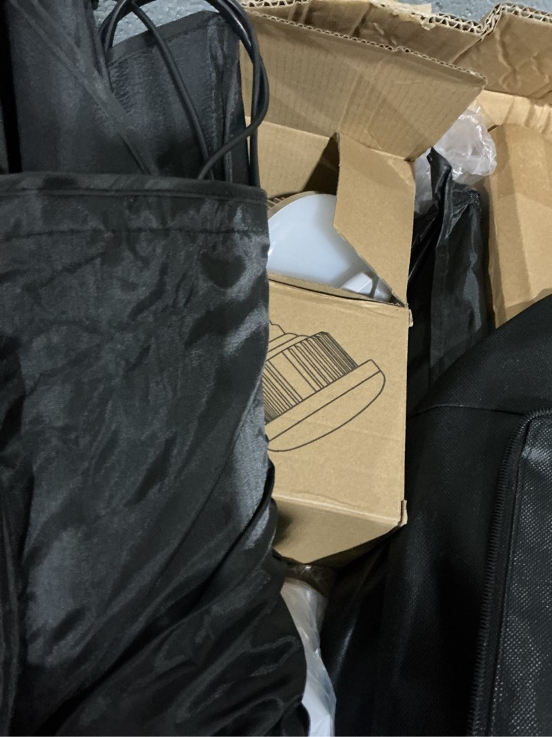 Condition photo showing Good Condition for torjim softbox photography lighting kit,' big screen not included professional softbox lighting kit with (2) 85w 3000-7500k led bulbs, studio lights for photography/video recording/live streaming/portraits shooting