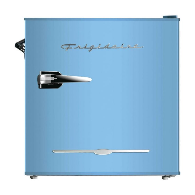 frigidaire efr176 1.6 cu. ft. retro bar fridge with side bottle opener (blue)