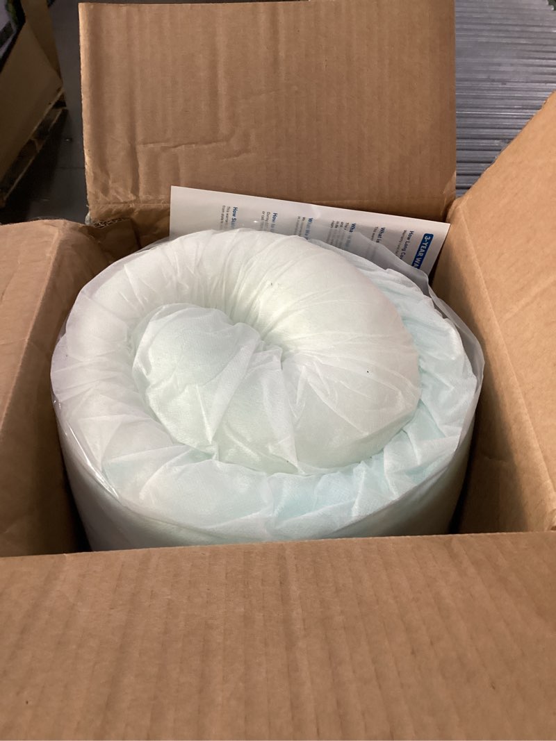Condition photo showing New/Like New for sweetcrispy mattress topper full, 3 inch thick memory foam gel infused cooling toppers pad for full size bed, sleeper sofa, rv, camper, certipur us certified, ventilated and breathable, blue 3 in full