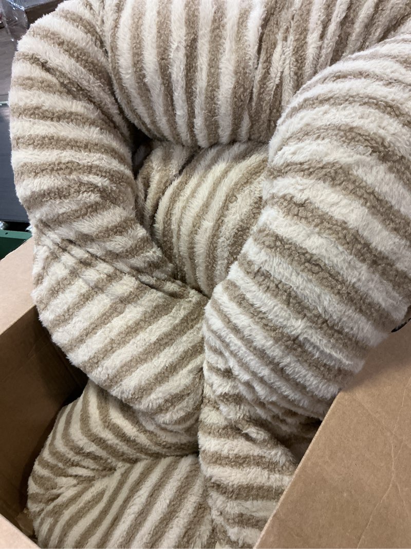 Condition photo showing Good Condition for MIXJOY Dog Beds Large Sized Dogs, Washable Dogs Bed with Removable Cover, Cozy Donut Dog Ded Fluffy Plush Faux Fur Pet Bed with Anti-Slip Bottom, 36"x36"x10", Beige Beige Large(36"Lx36"Wx10"Th)