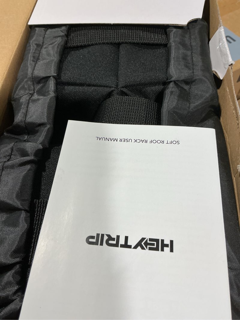 Condition photo showing New/Like New for heytrip universal soft roof rack pads for kayak/surfboard/sup/canoe with 15ft tie-down straps and storage bag use without roof rack (with straps)
