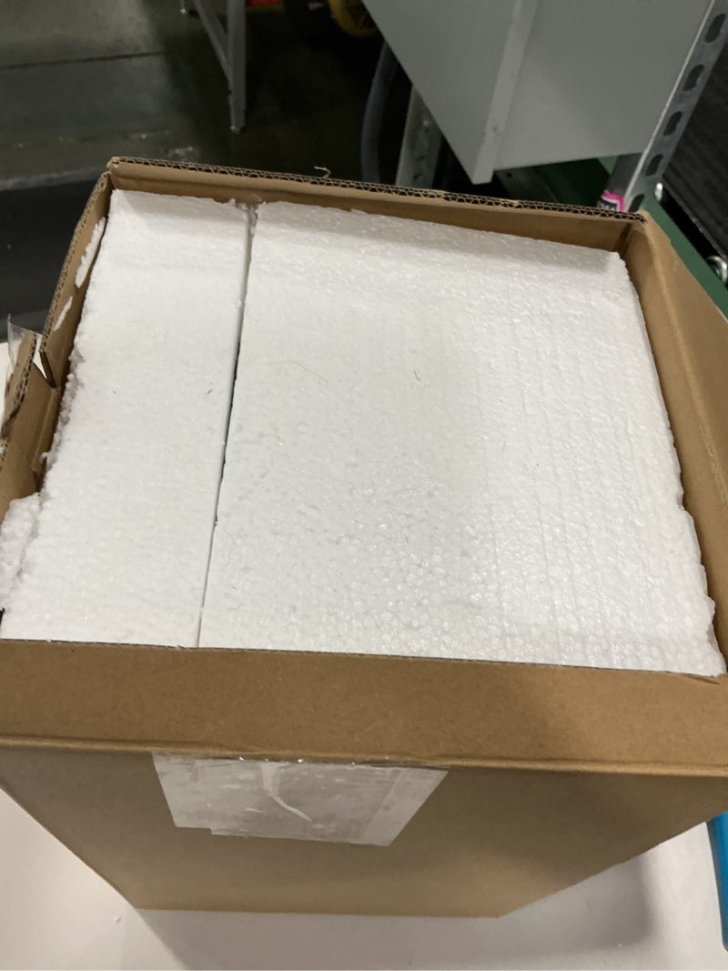 Condition photo showing New/Like New for Animated Christmas Village Scene with LED Lights & Music Battery Operated Resin Christmas Building Collectibles Figurines with Rotating Train Carousel Gifts Festive Holiday Tabletop Decor