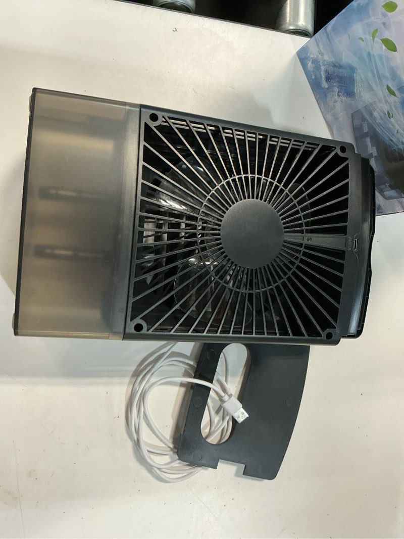 Condition photo showing Good Condition for portable air conditioners?upgraded portable ac small air conditioner personal air cooler mini evaporative cooler 3 wind speed portable small ac with 7 night light for room home bedroom office