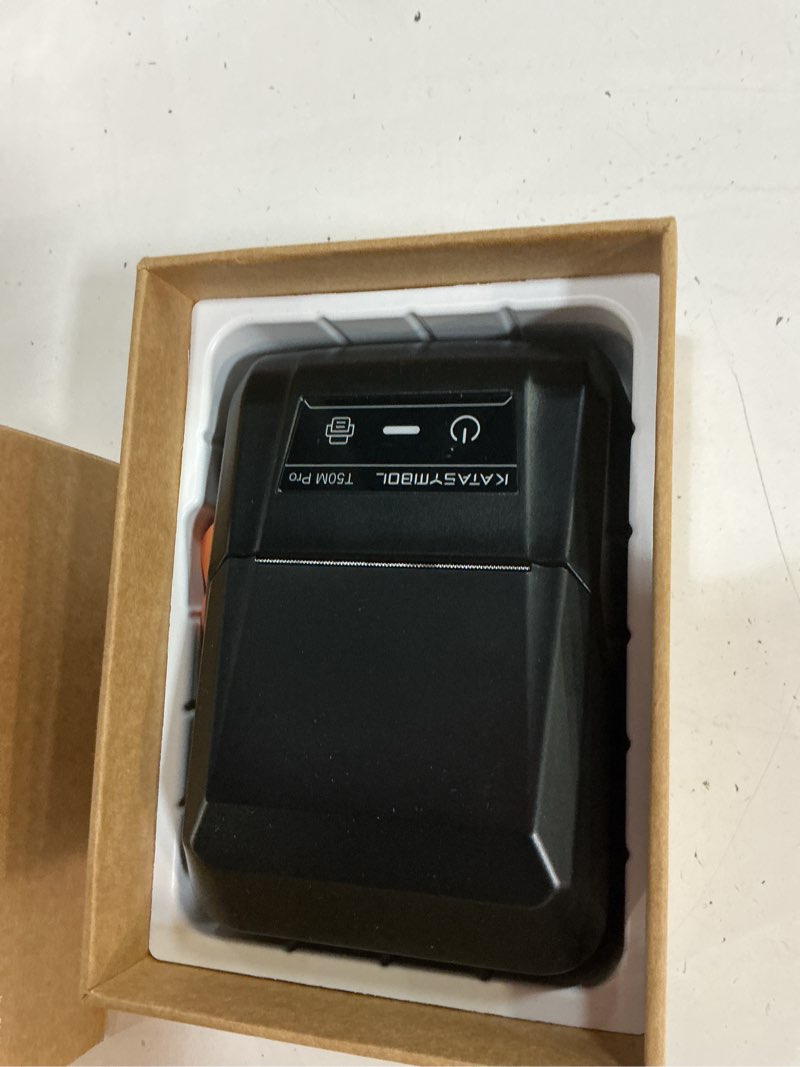 Condition photo showing Good Condition for supvan t50m pro bluetooth label maker machine with tape, wide waterproof label, versatile app with 30+ fonts and 660+ icons, inkless labeler for home, kitchen, school, office organization, black machine + 1 tape