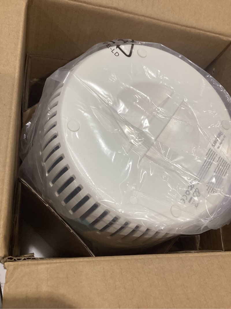 Condition photo showing As Is for resiners airpure lite resin air purifier, air purifier for epoxy resin with h13 true hepa filter, tvoc display, air filtration system for epoxy casting, crafting essentials warm white