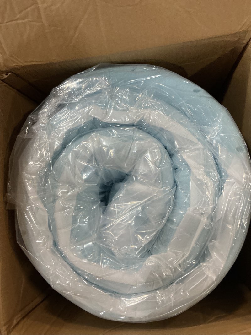 Condition photo showing New/Like New for dumos mattress toppers memory foam king size, 3 inch thick bed topper pad cooling gel infused soft comfy padding breathable for sleeper sofa couch rv camper, certipur-us certified, blue