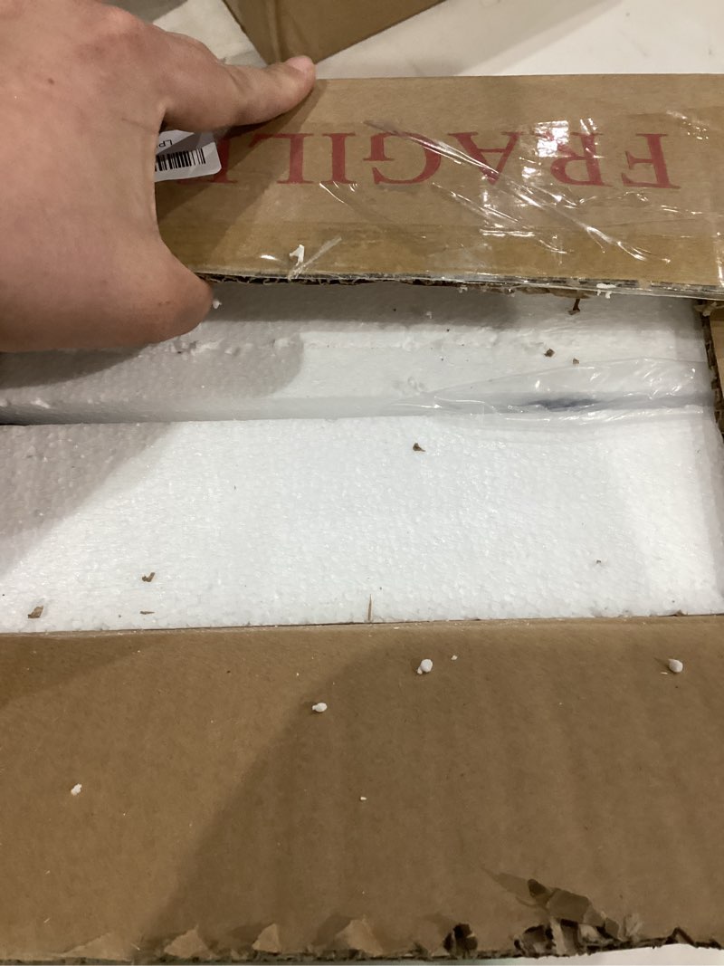 Condition photo showing New/Like New for Tiffany Banker Lamp Small Stained Glass Table Lamp Tiffany Style Piano Light White Crystal Pearl Bead Style Desk Lamp Angle Adjustable 10.6X15.7 Inch for Home Office Living Room Bedroom