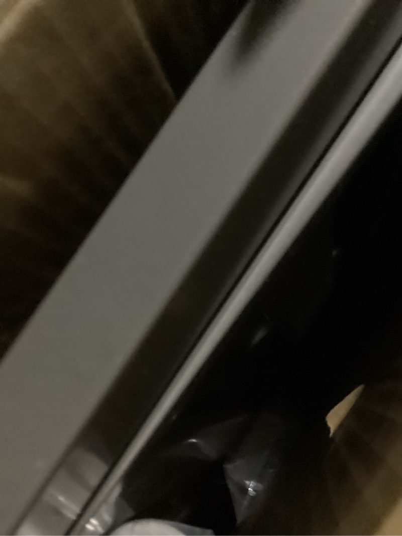 Condition photo showing New/Like New for safety 1st walk through baby gate with door, adjustable pressure mount lift, dog gates, fits 29"-38" wide, 1-pack, silver 1-pack 29" to 38" wide x 28" tall silver