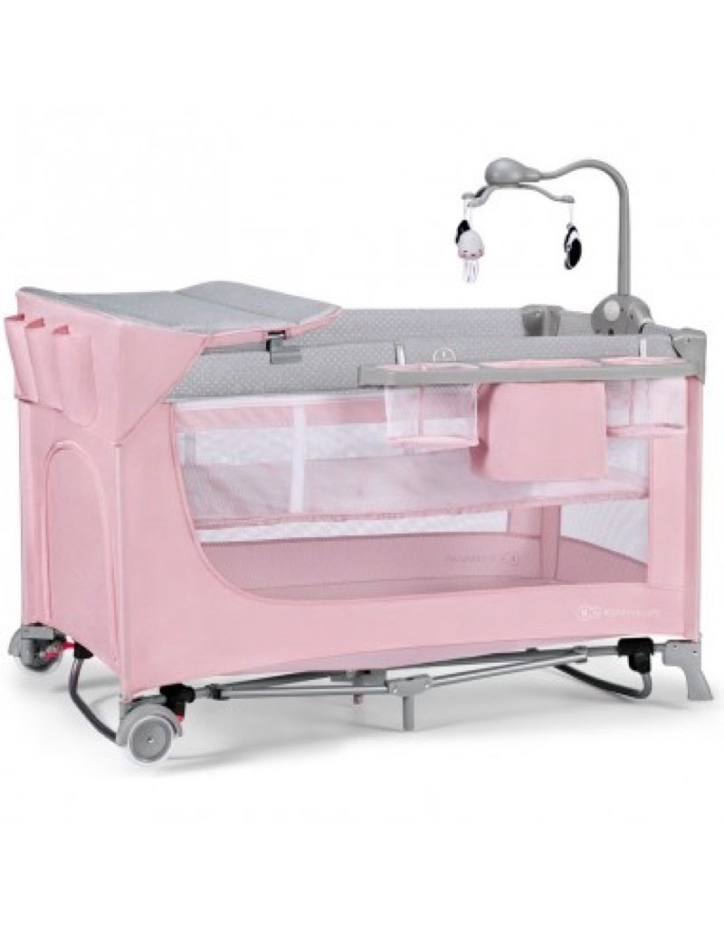Cuna De Viaje Kinderkraft Leody Ac rosa