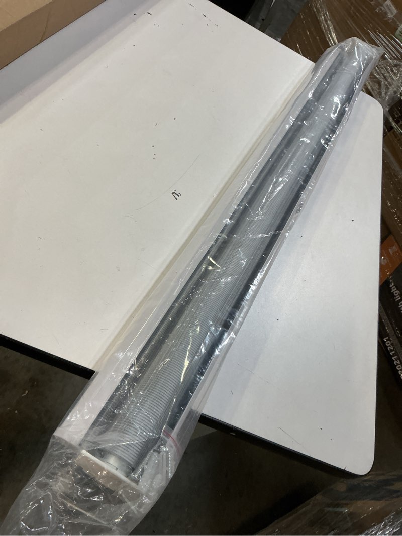 Condition photo showing Good Condition for joydeco cordless zebra blinds for windows, dual layer free-stop zebra shades privacy light control for day and night, light filtering sheer blinds for indoor windows (grey, 36" w x 75" h) grey 36" w x 75" h ready made