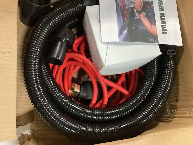 Condition photo showing Good Condition for shop vac extractor kit, better extractor hose kit for carpet & upholstery cleaning in home and auto, with wand, hose & adapter detailing vacuum head a