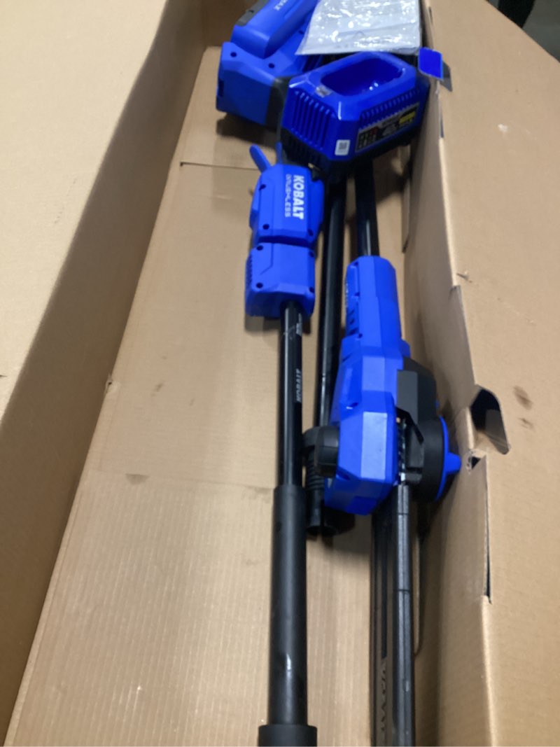 Condition photo showing As Is for Kobalt 10-in Polesaw Kit